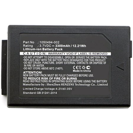 Synergy Digital Barcode Scanner Battery  Works with TEKLOGIX Workabout Pro 7525S-G1 Barcode Scanner  (Li-ion  3.7  3300mAh) Ultra High Capacity Batter