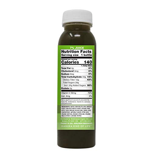 Wedderspoon Apple Cider Drinking Vinegar with Manuka Honey, Boost, Matcha Lemon Cayenne, 10 Fl Oz thumbnail
