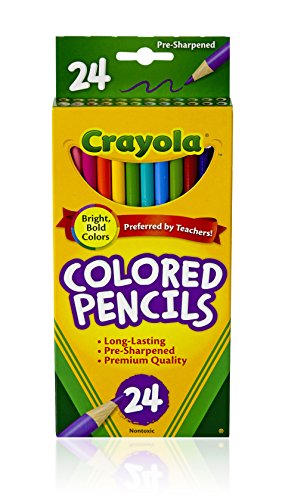 Crayola 24 Ct Colored Pencils, Assorted Colors