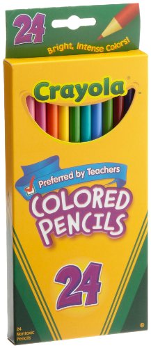 Crayola 24 Ct Colored Pencils, Assorted Colors thumbnail