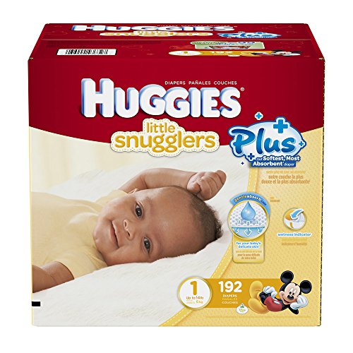 Huggies Plus Diapers Size 1  192 Count