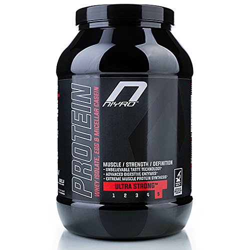 Niyro - Protein Whey Isolate, Egg & Micellar Casein - Muscle, Strength & Definition - Ultra Strong Supplement (2 Kg Vanilla)