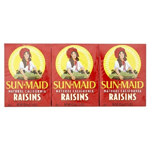 Sun-Maid California Raisins 6 X 42.5g