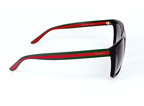 Gucci 3535 51N Green Red 3535s Wayfarer Sunglasses Lens Category 3 thumbnail