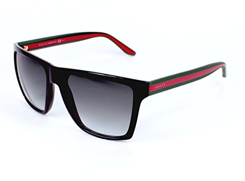 Gucci 3535 51N Green Red 3535s Wayfarer Sunglasses Lens Category 3 thumbnail
