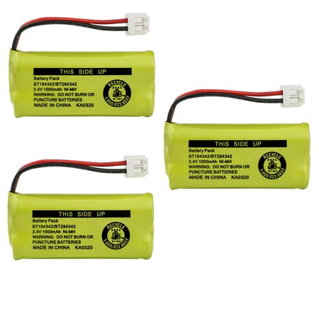 Kastar 3-Pack BT184342 / BT284342 Battery Replacement for 6110 6111 6113 6121 6122 6201 6204 6205 6209 6211 6215 6219 6221 6222 6225 6226 6228 6229 62