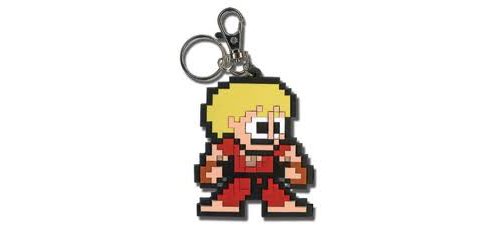 Super Street Fighter IV 8bit Ken Keychain