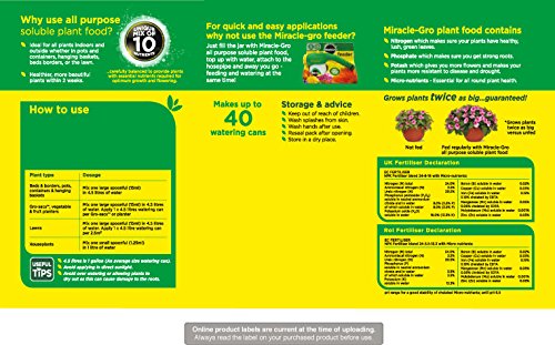 Miracle-gro All Purpose Soluble Plant Food Feed Tub - 2 Kg