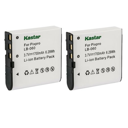 Kastar 2-Pack Battery Replacement for Rekam BIZZARO HDC-2531  BIZZARO HDC-2532  Rekam PREZIO HDC-3531  PREZIO HDC-3533  PREZIO HDC-3535  Rich DVH Seri