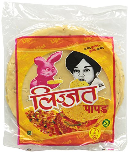 Lijjat Urad Black Pepper Papad 80x200 Gm Mc