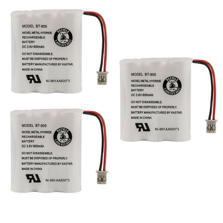 Kastar 3-Pack Battery Replacement for Radio Shack/Tandy 43-3530 43-3531 43-3532 43-3535 43-3536 43-3537 43-3544 43-3545 43-3546 43-3548 43-3549 43-355