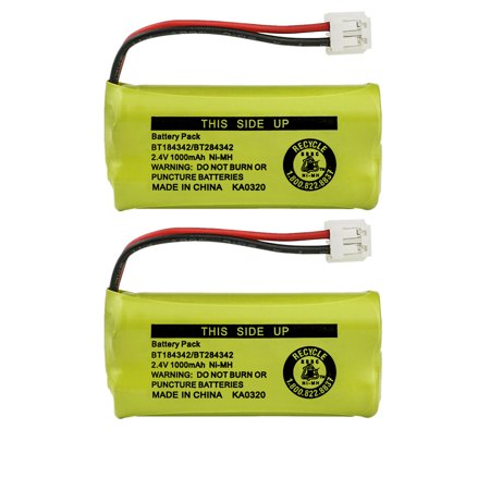 Kastar 2-Pack BT184342 / BT284342 Battery Replacement for 6110 6111 6113 6121 6122 6201 6204 6205 6209 6211 6215 6219 6221 6222 6225 6226 6228 6229 62
