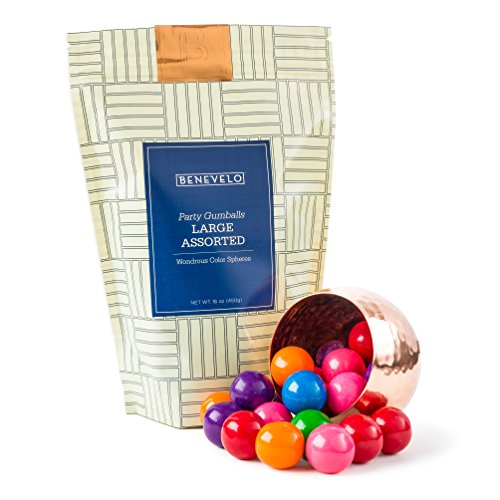 Benevelo Gifts US Gumball Sweets - Classic Bubble Gum - Kosher & Gluten-Free American Candy for Any Occasion! - Assorted Mix - 500g Bag thumbnail