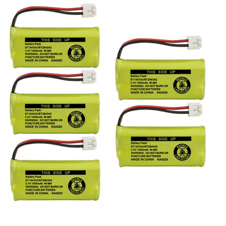 Kastar 5-Pack BT184342 / BT284342 Battery Replacement for 6110 6111 6113 6121 6122 6201 6204 6205 6209 6211 6215 6219 6221 6222 6225 6226 6228 6229 62