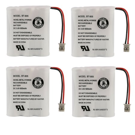 Kastar 4-Pack Battery Replacement for Radio Shack/Tandy 43-3530 43-3531 43-3532 43-3535 43-3536 43-3537 43-3544 43-3545 43-3546 43-3548 43-3549 43-355