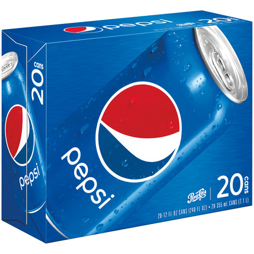 Pepsi Cola Soda, 12 Fl. Oz., 20 Count