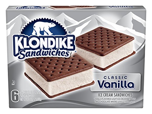Klondike Ice Cream Sandwich - Vanilla, 6 Ct thumbnail