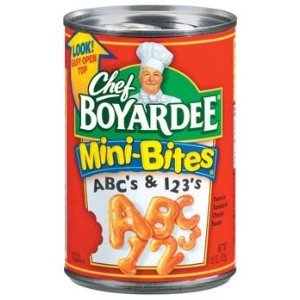 CHEF BOYARDEE PASTA MINI ABC'S & 123'S 14.5 OZ
