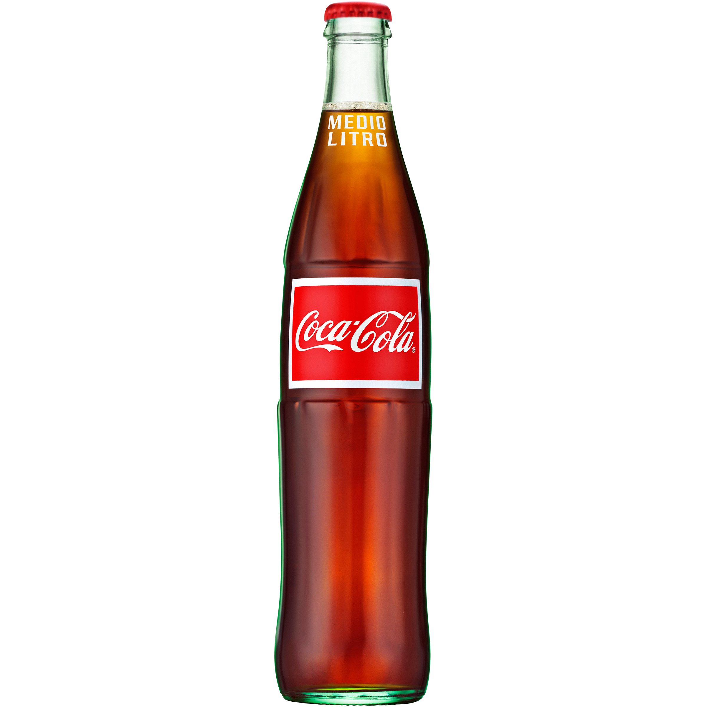Coca-Cola Cane Sugar Mexican Soda Pop  500 Ml Glass Bottle