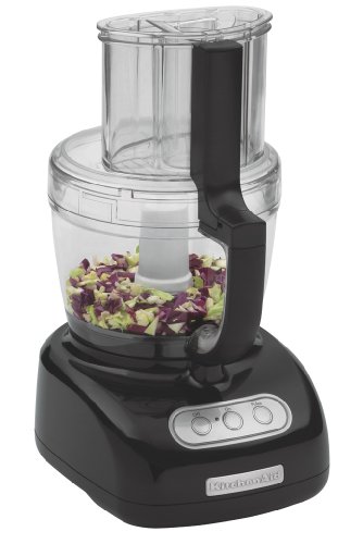KitchenAid KFPW760OB 700-Watt 12-Cup Food Processor, Onyx Black