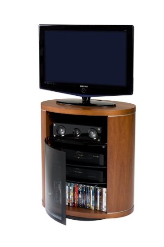 BDI Revo 9980 Rotating Entertainment Cabinet, Natural Stained Cherry