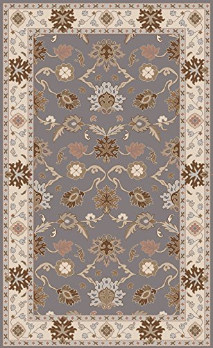 Surya CAE-1128 Caesar Classic Traditional Rectangle Gray 2' X 3' Area Rug