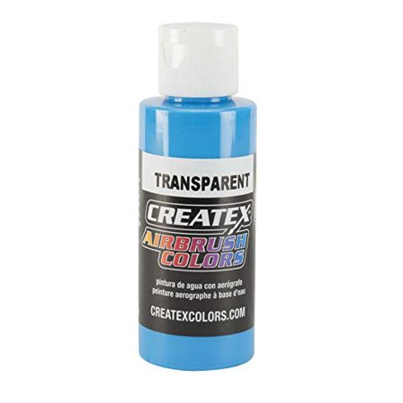 Createx Caribbean Blue  Paint  Transparent  2 Oz (5105-02)  2 Ounces  2 Ounce
