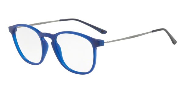 Giorgio Armani AR7141 Semi Metal/Plastic Eyeglasses, 5588 MATTE BLUE (BLUE)