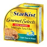 StarKist Selects Low Sodium Solid Light Tuna in Water, 4.5 Ounce