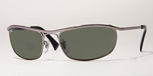 Ray-Ban Olympian RB 3119 Sunglasses Gunmetal / Crystal Green 59mm 2-Pack (Quantity of 2 Frames)