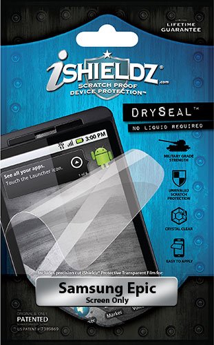 Ishieldz Samsung Epic Scratch Proof Screen Protector - 2 Pack