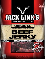 Jack Links Beef Jerky, Original, 3.25Oz, Bag