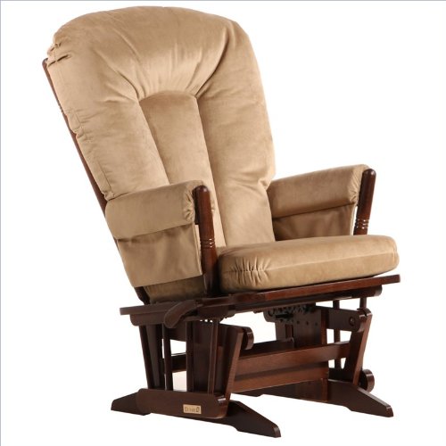 Dutailier Multi-position Coffee/ Light Brown Reclining 2-post Glider thumbnail