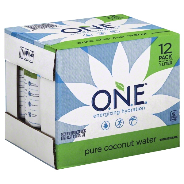 O.N.E. Coconut Water, 33.8 Fl Oz, 12 Ct