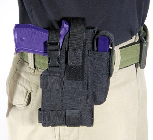 Elite Survival Systems Belt Holster, Right Hand, Olive Drab - Most 5in BBL 7681-O-RH
