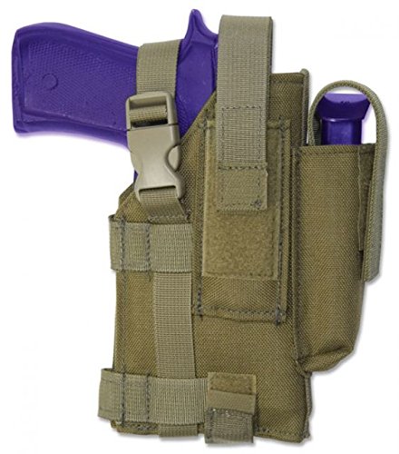 Elite Survival Systems Belt Holster, Right Hand, Olive Drab - Most 5in BBL 7681-O-RH thumbnail