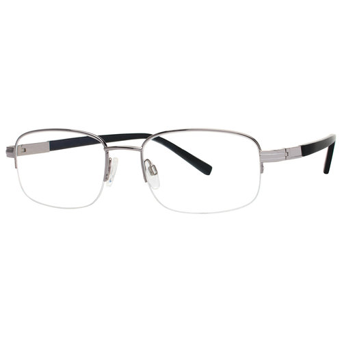 Stetson 180 Men's Eyeglass Frames, Light Gunmetal, F109
