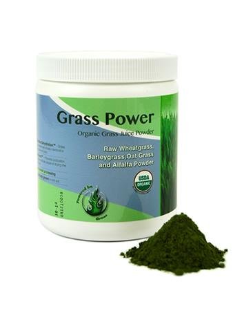 Organic Powdered Green Superfood Drink Mix - 8.5 Oz - 57 Servings - Amazing Raw Vegan Wheatgrass, Barleygrass, Oat Grass & Alfalfa Juice Powder