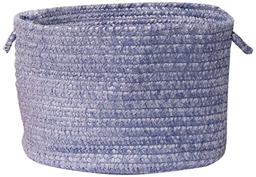 Colonial Mills Simple Chenille Utility Basket, 18 by 12-Inch, Amethyst