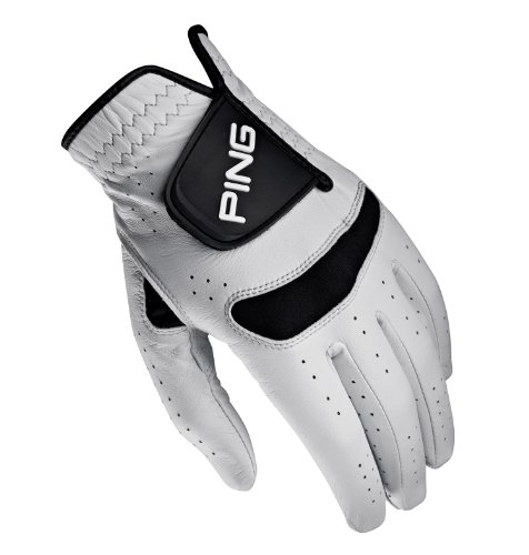 Ping Men's Sensor Sport Left Hand Golf Glove, White, X-Large