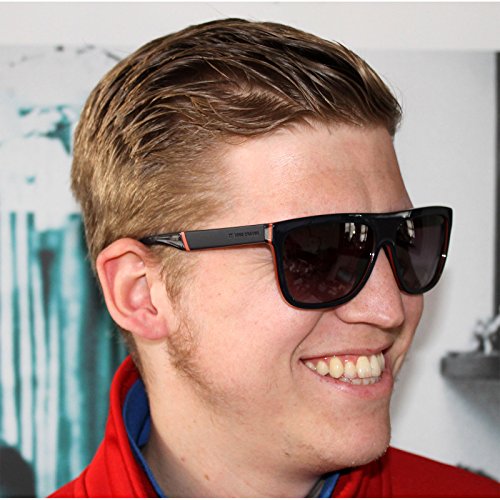 Hugo Boss Orange Unisex 0134/S Sunglasses, Navy Brick/Gray Gradient, Size 58/15-140 thumbnail