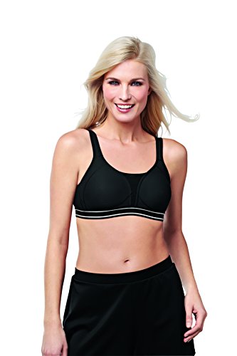 Amoena Bra: Low-Impact Sports Bra 2654, Women's, Size: 40 C, Black thumbnail