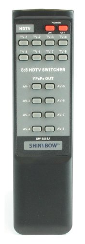 8x8 8:8 Component RCA Video Digital Analog Audio Matrix Switch Switcher SB-5588