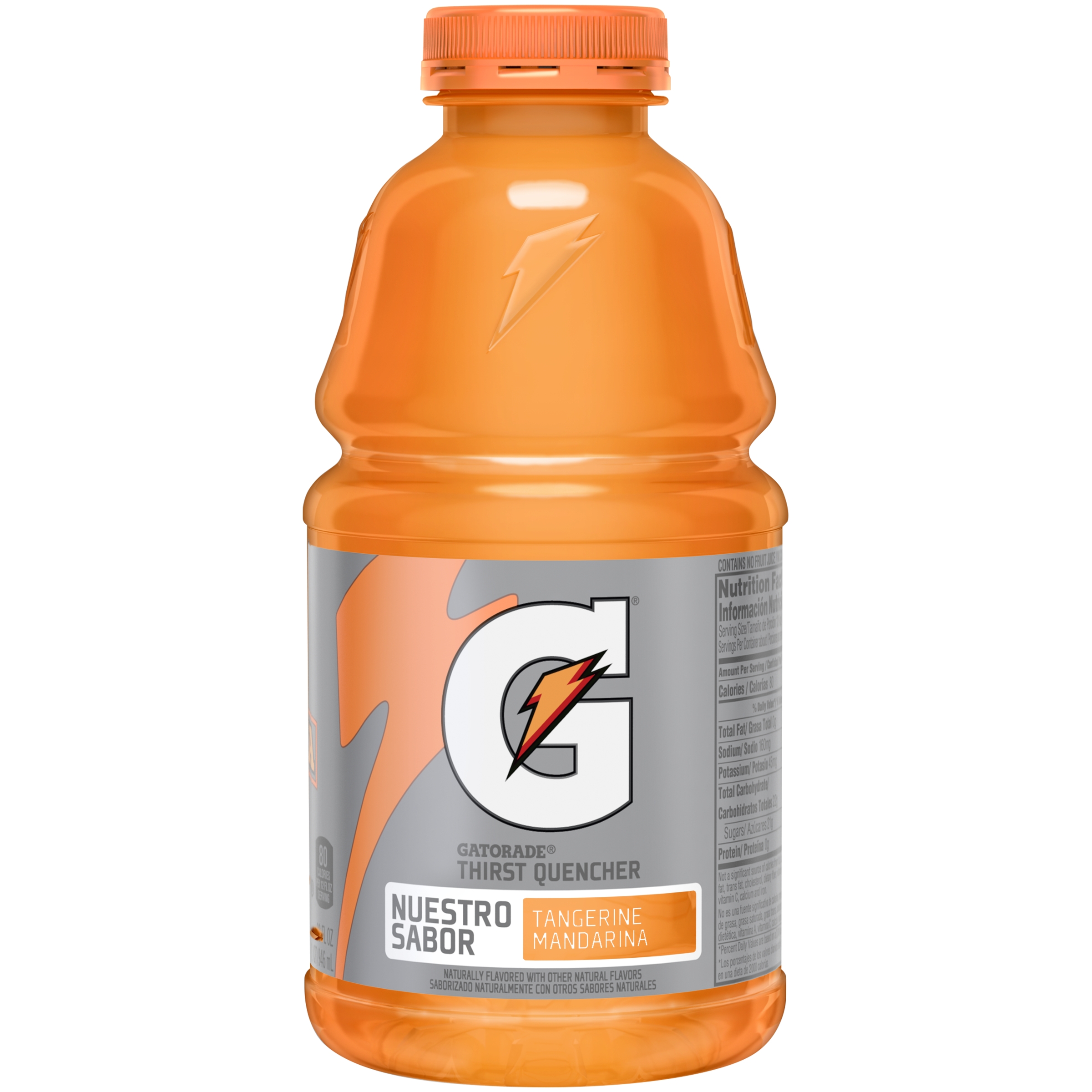 Diet info for Gatorade Thirst Quencher Tangerine Mandarina 32 Fluid ...