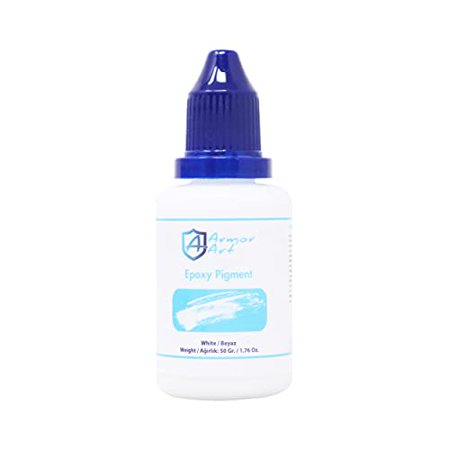 Counter Culture DIY Armor Art Pigment  White  1.76 Oz  Resin Epoxy Dye for Waves and Water Effects