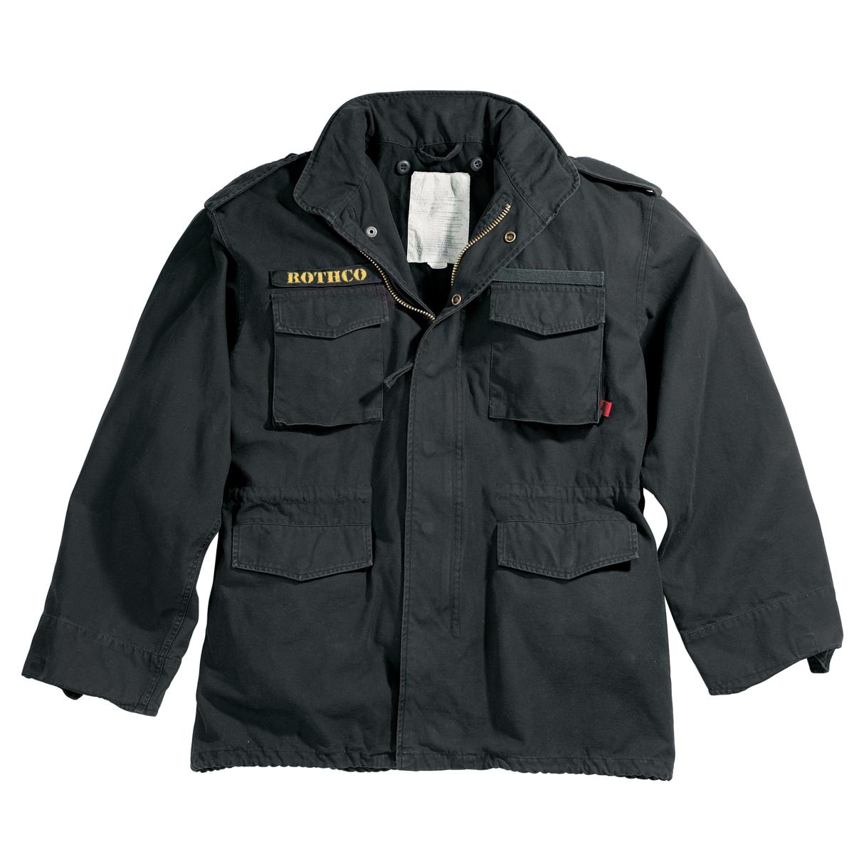 9980 Vintage M-65 Field Jacket, Black - Small
