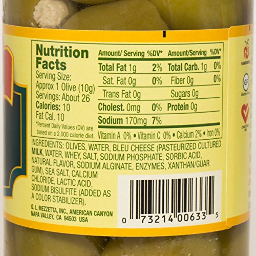 Mezzetta Stuffed Olives Variety Gift Pack (Garlic, Bleu Cheese and Jalapeno Stuffed Olives) thumbnail