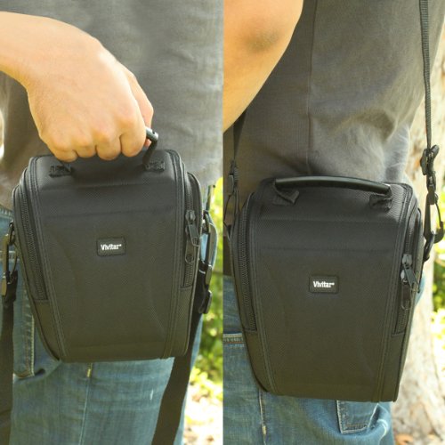 Hard Shell Protective Binoculars Case Bag for Nikon 7540 Monarch 3 8x42 , 7541 Monarch 3 10x42 / Canon 10x30 IS and More Binoculars * Includes Micro U thumbnail