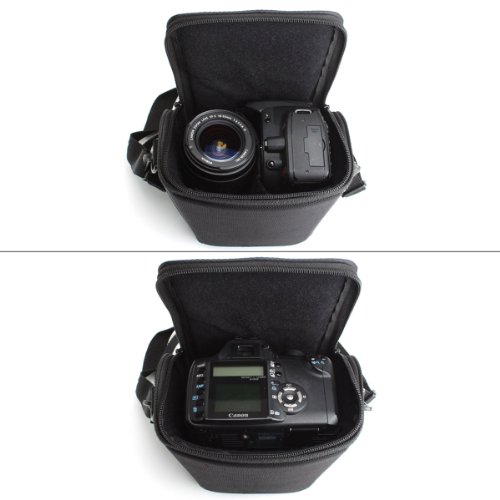 Hard Shell Protective Binoculars Case Bag for Nikon 7540 Monarch 3 8x42 , 7541 Monarch 3 10x42 / Canon 10x30 IS and More Binoculars * Includes Micro U thumbnail