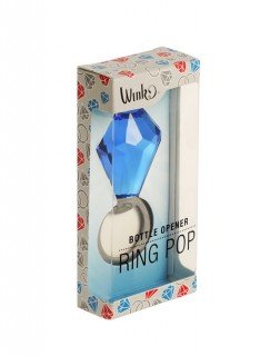 Blue Diamond Ring Pop Bottle Opener Trendy Party Favor Bridesmaid Gift thumbnail